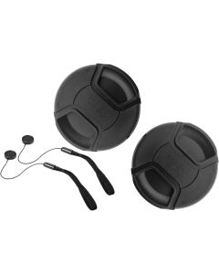 49mm Lens Cap Cover Compatible for Canon EOS M50 EF-M 15-45mm f/3.5-6.3 is STM Lens,for EOS M200 M50 M5 M6 Mark II M100 Camera HUIPUXIANG [2 Pack]